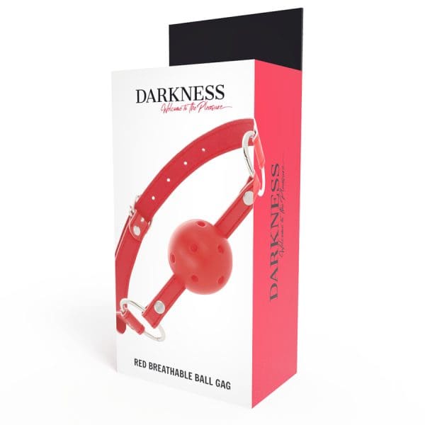 DARKNESS - RED BREATHABLE GAG 4